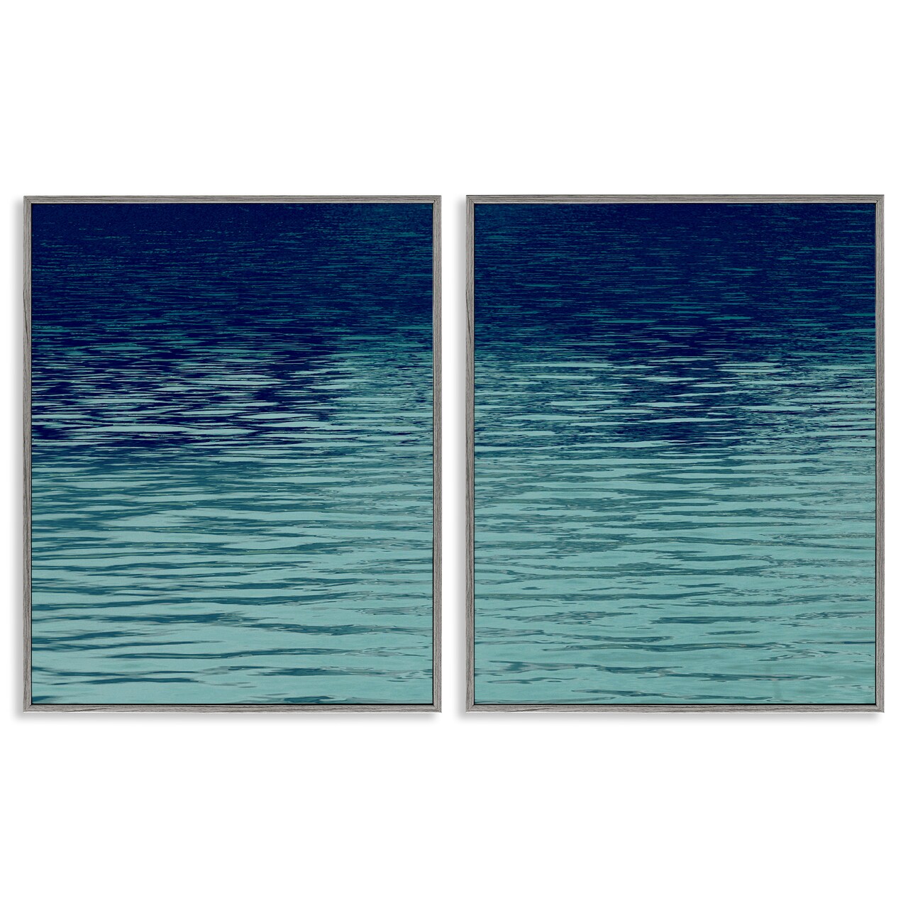 Stupell Industries Soothing Water Ripples 2pc Framed Giclee Wall Art Set Design by Maggie Olsen